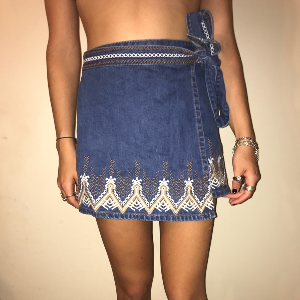 Free people mini skirt